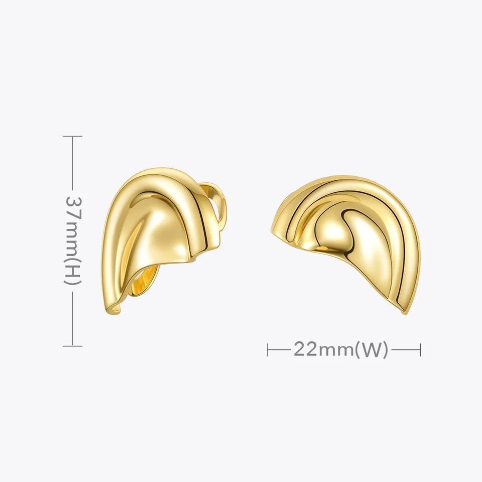 1 Pair Vacation Classic Style Solid Color Plating Copper Ear Cuffs