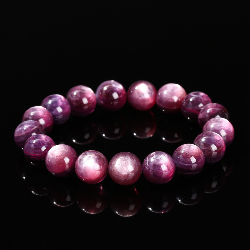 JD Jewelry 7A Natural Amethyst Geometric Pattern Crystal Bracelet Cat's Eye Crystal Purple Grape Fashion Women's Gift Bracelet Simple Style