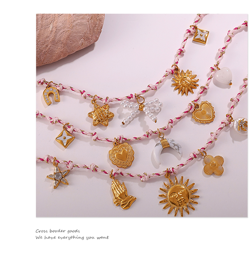 Stainless Steel Pearl Bracelet Luxury Non-fading Titanium Steel Jewelry Pendant Fashionable  Style Accessories