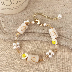 483+482 White Bracelet