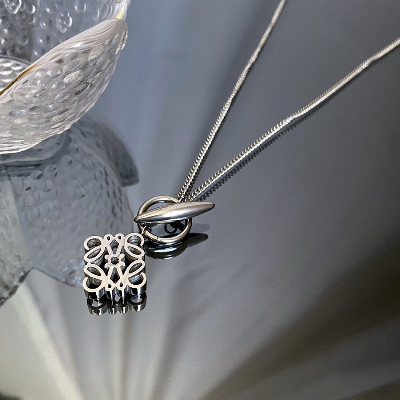 Titanium Steel Necklace Women's Fashion Minimalist Design Sensation Choker Chain Geometric Pattern New Arrival  Luxury Light