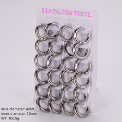 [Steel] Wire Diameter 4mm, Inner Diameter 12mm