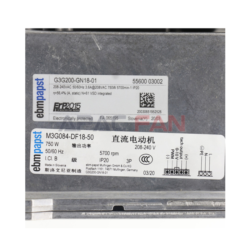 G3G200-GN18-01 ebm-papst
