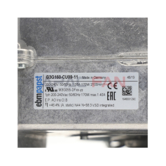 G3G160-CU09-11 ebm-papst