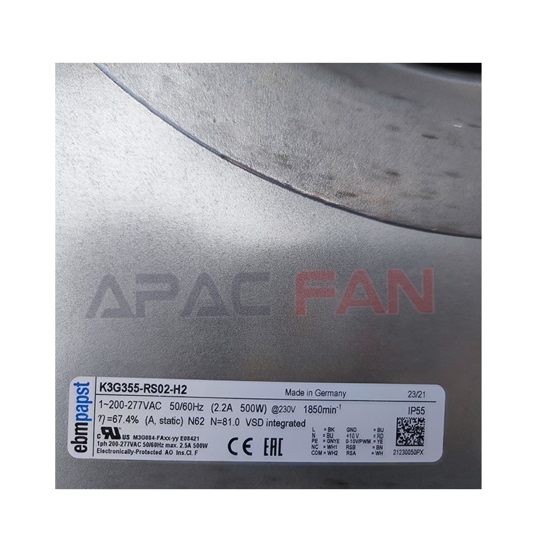 K3G355-RS02-H2 ebm-papst