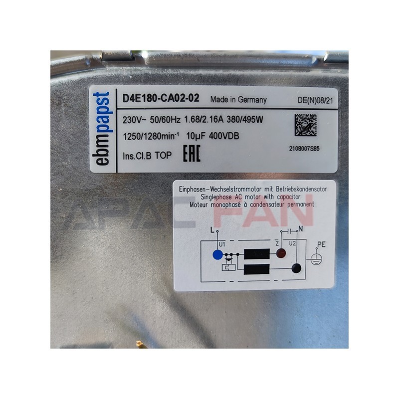 D4E180-CA02-02 ebm-papst