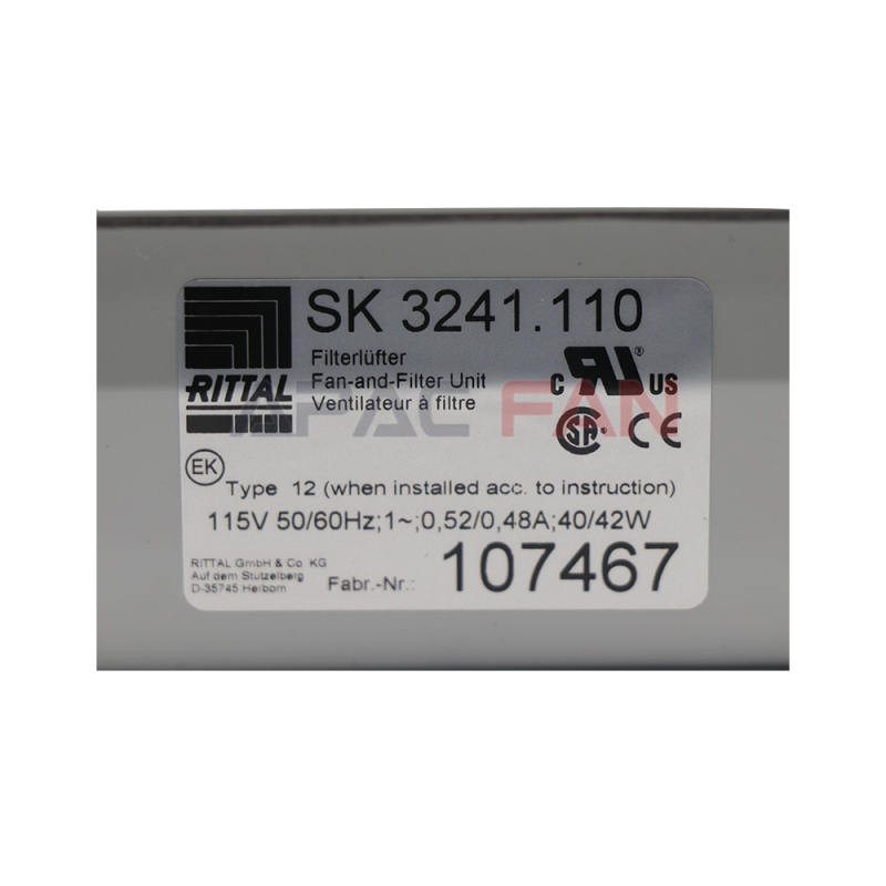 SK3241.110 （K2S165-AA77-15）Rittal