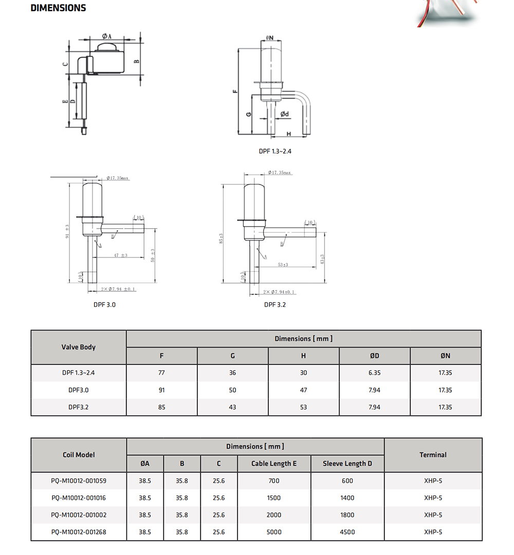 Sanhua DPF 1.3C-6.5C Low Temperature Heat Pump Electronic Expansion Valve 17 Sanhua DPF 1.3C-6.5C Low Temperature Heat Pump Electronic Expansion Valve 2