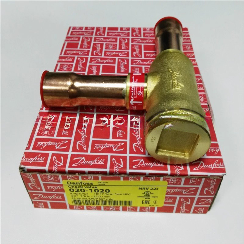 Original Danfoss Check Valve NRV22S 020-1020 Right Angle 7/8ODF Air Conditioning Refrigeration