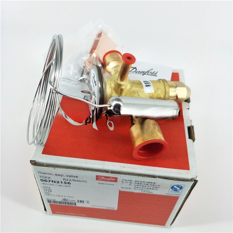 Original Danfoss Thermostatic Expansion Valve TGEX7.5 067N2156 Welding Port Cold Storage Expansion Valve