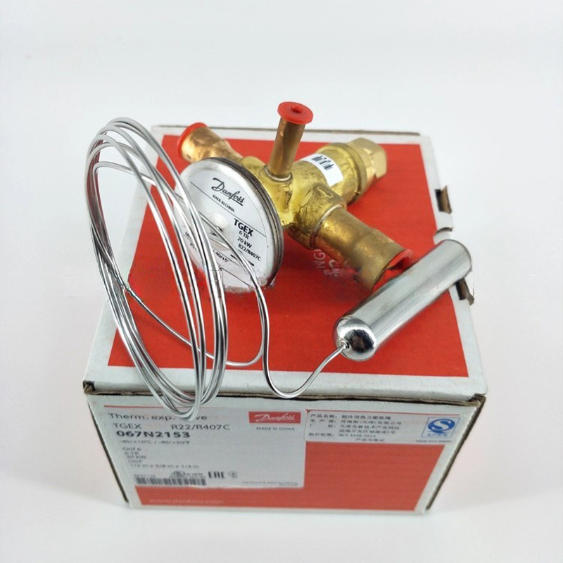 Genuine Danfoss Thermostatic Expansion Valve TGEX6 067N2153 Air Conditioning Expansion Valve R22 R407C TGEX6