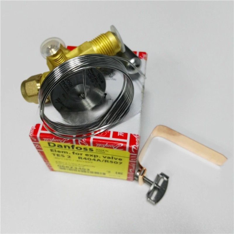 Original Danfoss Thermostatic Expansion Valve TES2 068Z3403 External Balance R404A with Valve Core