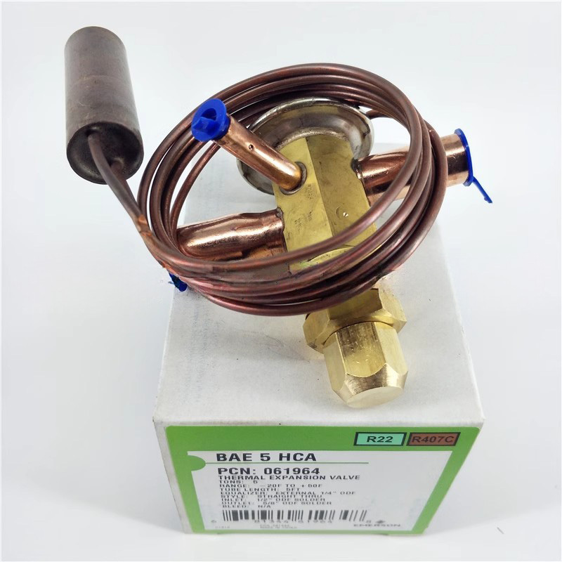 Emerson Thermostatic Expansion Valve, bidirectional, BAE5HCA, BAE6HCA, BAE3, 4HCA air source.