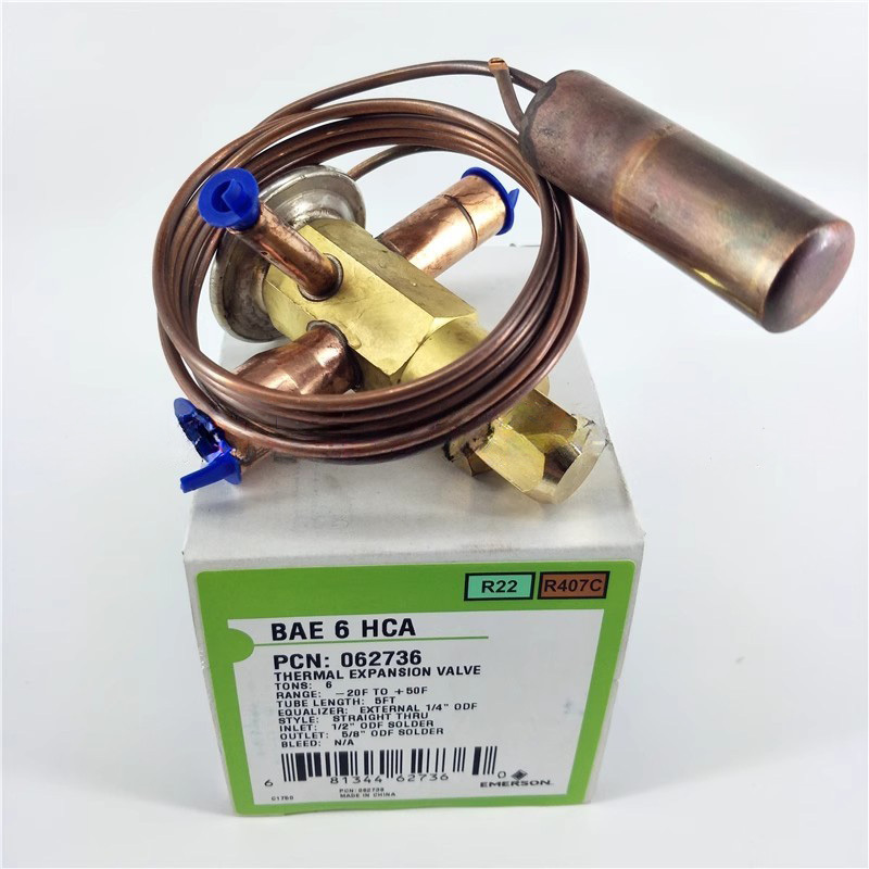 Emerson Thermostatic Expansion Valve, bidirectional BAE6HCA BAE3 4 5HCA air source heat pump air conditioner