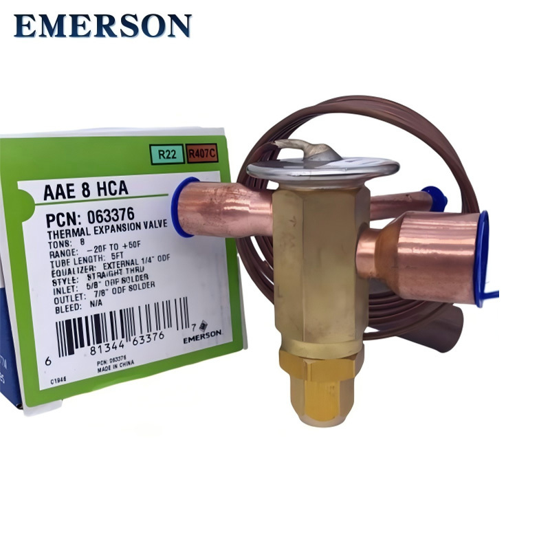 Genuine Emerson  Thermostatic Expansion Valve AAE8HCA externally balanced unidirectional 8HP refrigerated dryer/chiller
