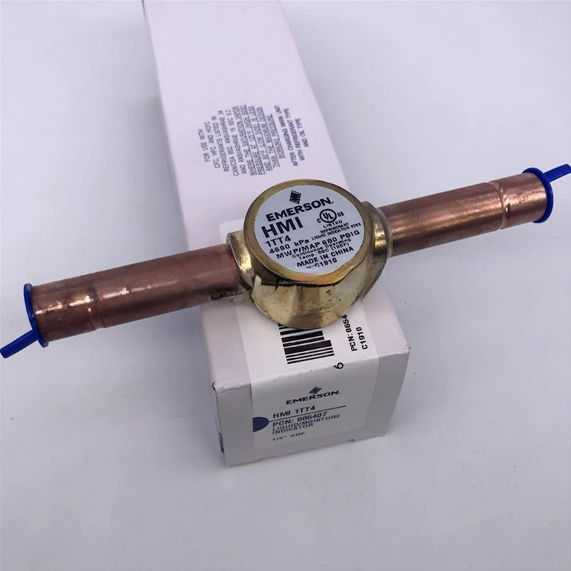 Emerson HMI-1TT4 sight glass with 1/2-inch welded sight glass for air conditioning and cold storage instruments 1TT4