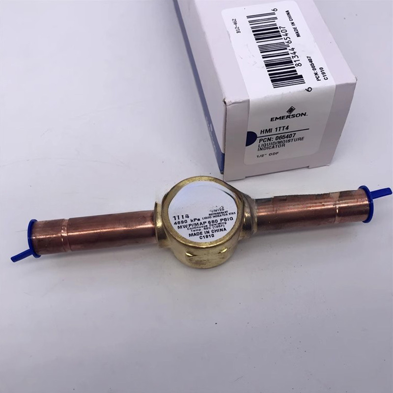 Emerson HMI-1TT4 sight glass with 1/2-inch welded sight glass for air conditioning and cold storage instruments 1TT4