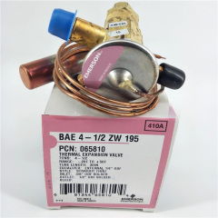 Emerson thermostatic expansion valve BAE4-1/2 ZW195, two-way heat pump air conditioning expansion valve 410A