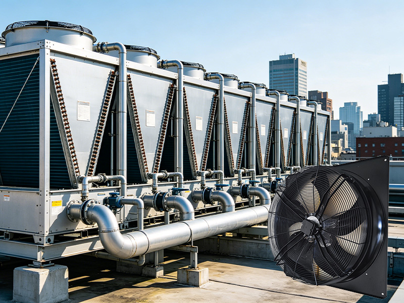 ebm-papst W6D800-GD01-01 axial fan for dry cooler