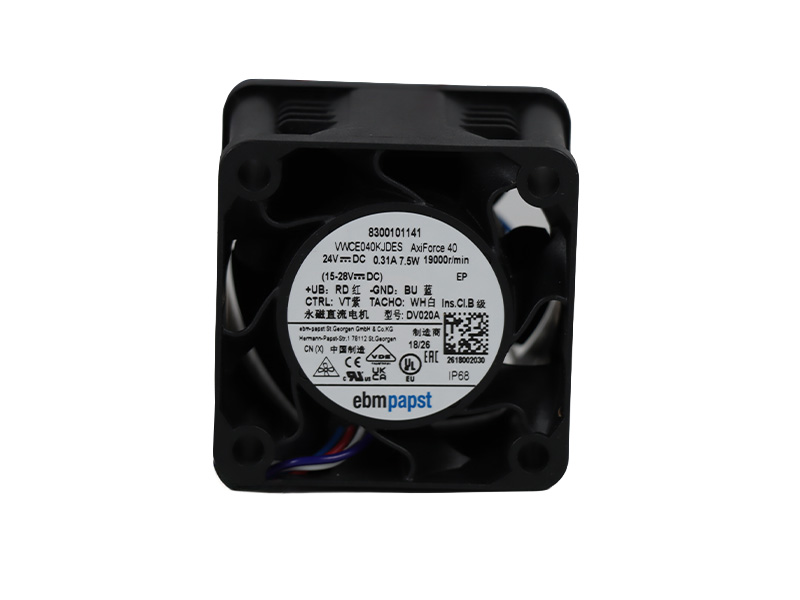 8300101141 VWCE040KJDES – AxiForce 40 Series Cooling Fan | 12V DC High Pressure for Low-Voltage Compact Electronics | US/EU Stock