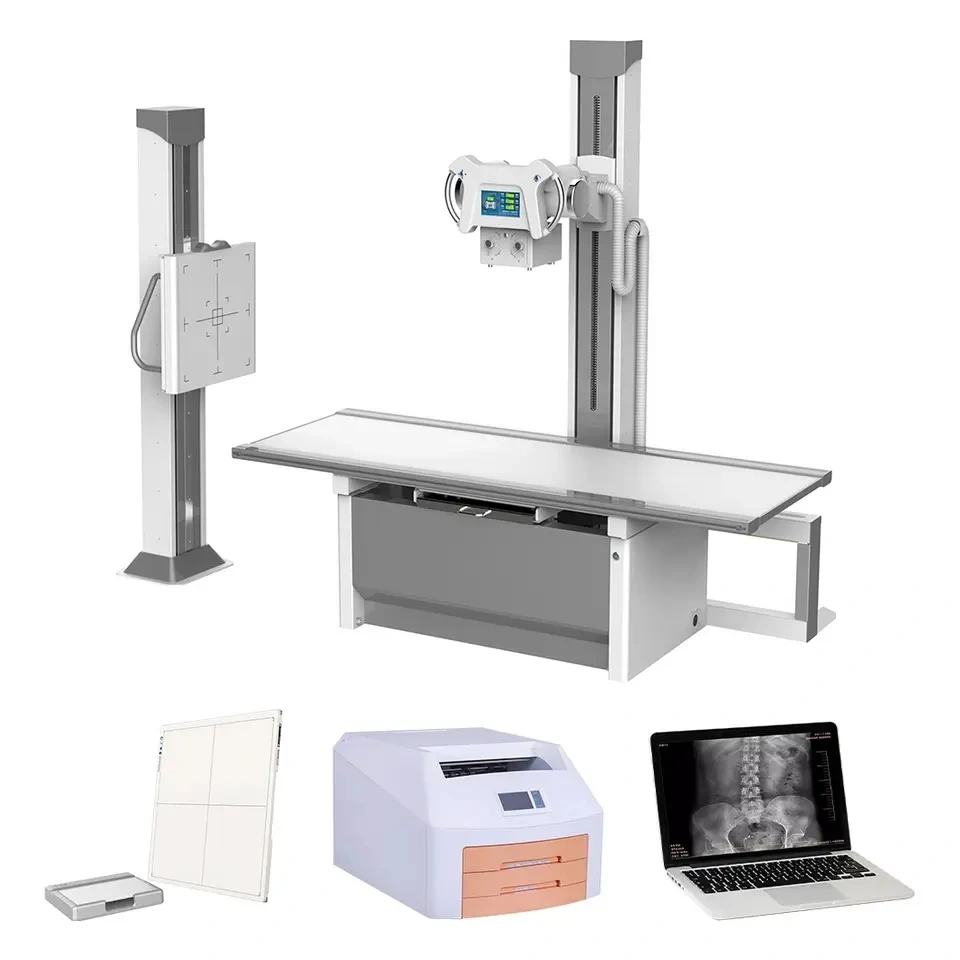 50KW 630mAh Floor-mounted Digital X-ray Machine with Flat Panel Detector BX50DR-A