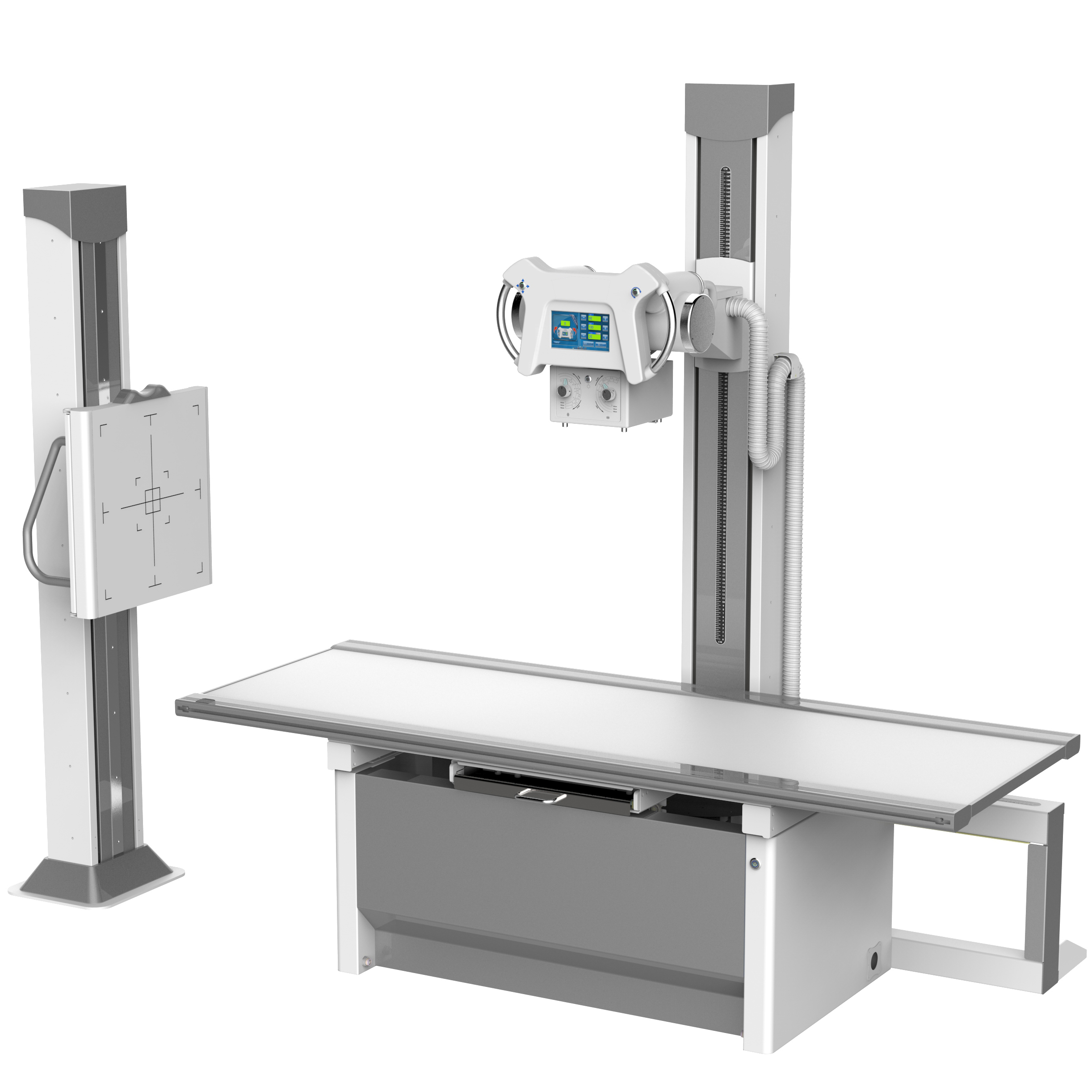 50KW 630mAh Floor-mounted Digital X-ray Machine with Flat Panel Detector BX50DR-A