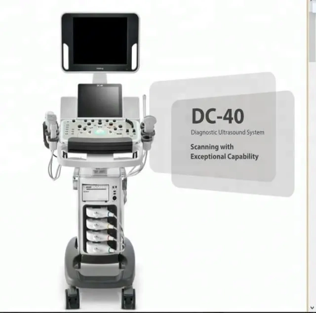 Mindray 4D Color Doppler Ultrasound Machine DC-40 With CW Module and 4D Module