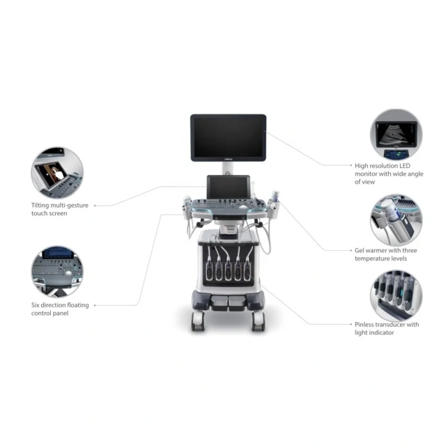 China Best-quality Color Trolley Ultrasound Machine Resona I9 R9 7 Diagnostic Ultrasound System for Clinic