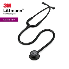 3M Classic III Littmann stethoscope 5803 All black Single Head Stethoscope