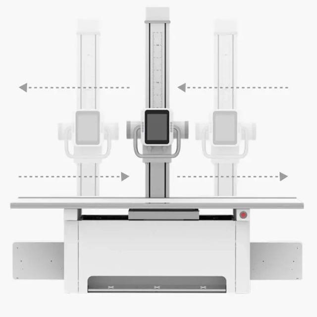 Iray Digital X-ray Medical Radiology Equipment High Frequency Radiography DR System 630ma X Ray Machine