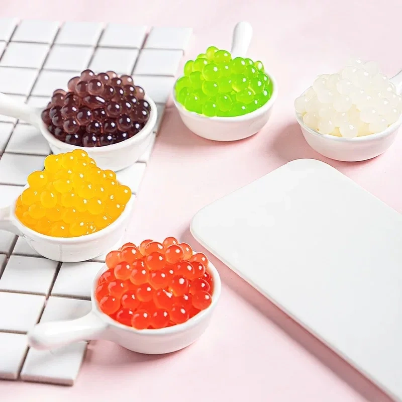 BOBER Tea Pearl Milk Tea Materials Blueberry Broken Bobba Pearl Pearl