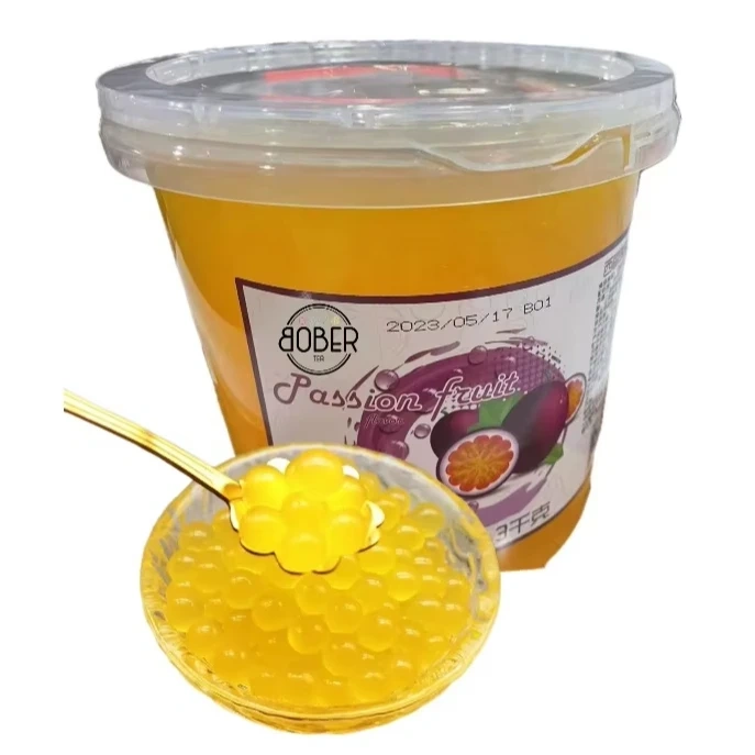 BOBER TEA 1.3 kg Paixiang Fruit Flavor Burst Popa Bubble Tea Juice Ball