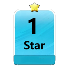 1 Star Stickers
