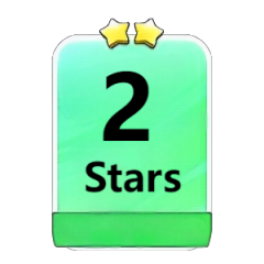 2 Stars Stickers