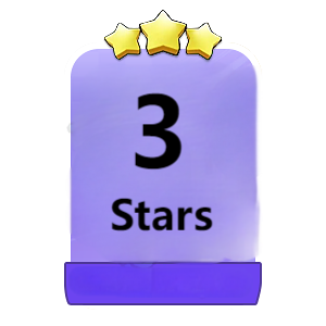 3 Stars Stickers