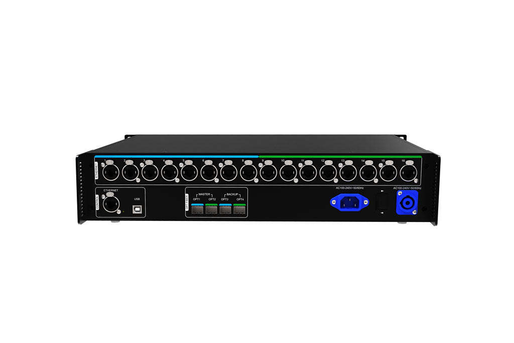 NovaStar Fiber Converter CVT4K-S CVT4K-M Gigabit Ethernet  4*LC 16*RJ45