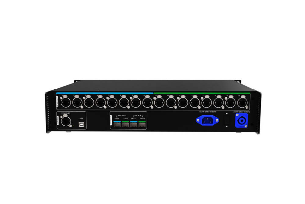 NovaStar Fiber Converter CVT4K-S CVT4K-M Gigabit Ethernet  4*LC 16*RJ45