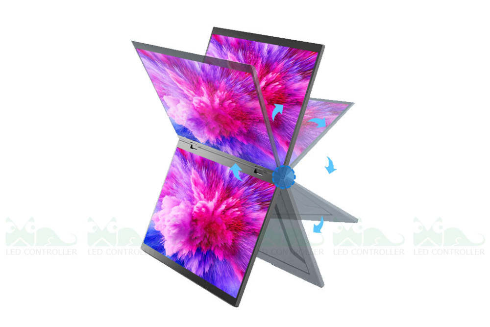 15.6” Folding Screen Portable Monitor For Extended Display