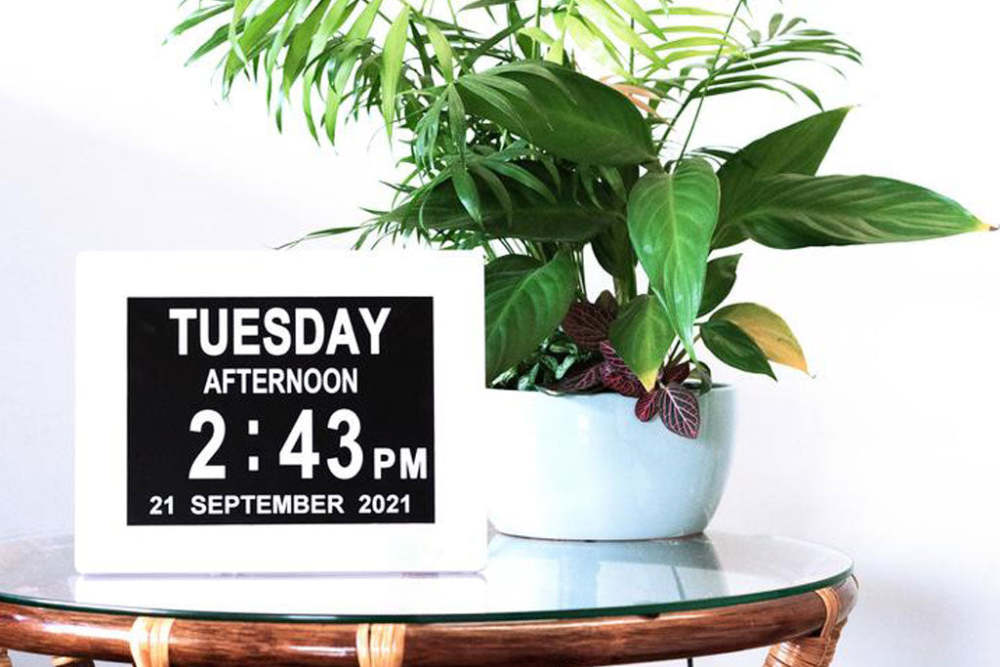 8 Inch Digital Calendar Day Clock,Orientation Dementia Clock