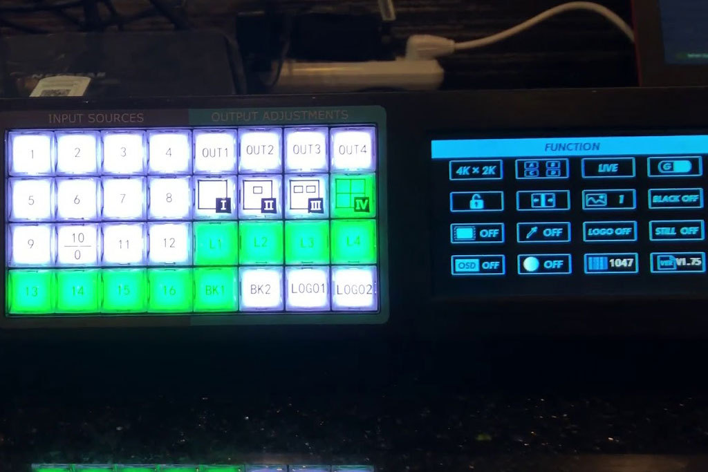 RGBlink D6 4K Presentation Scaler & Switcher LED Video Processor LED Display Controller