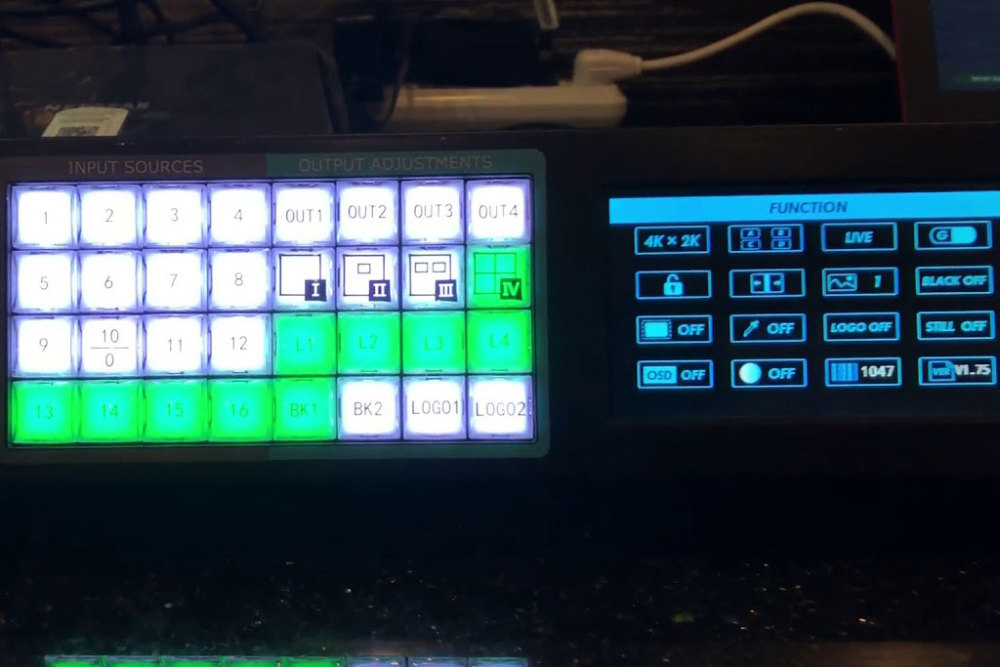 RGBlink D6 4K Presentation Scaler & Switcher LED Video Processor LED Display Controller