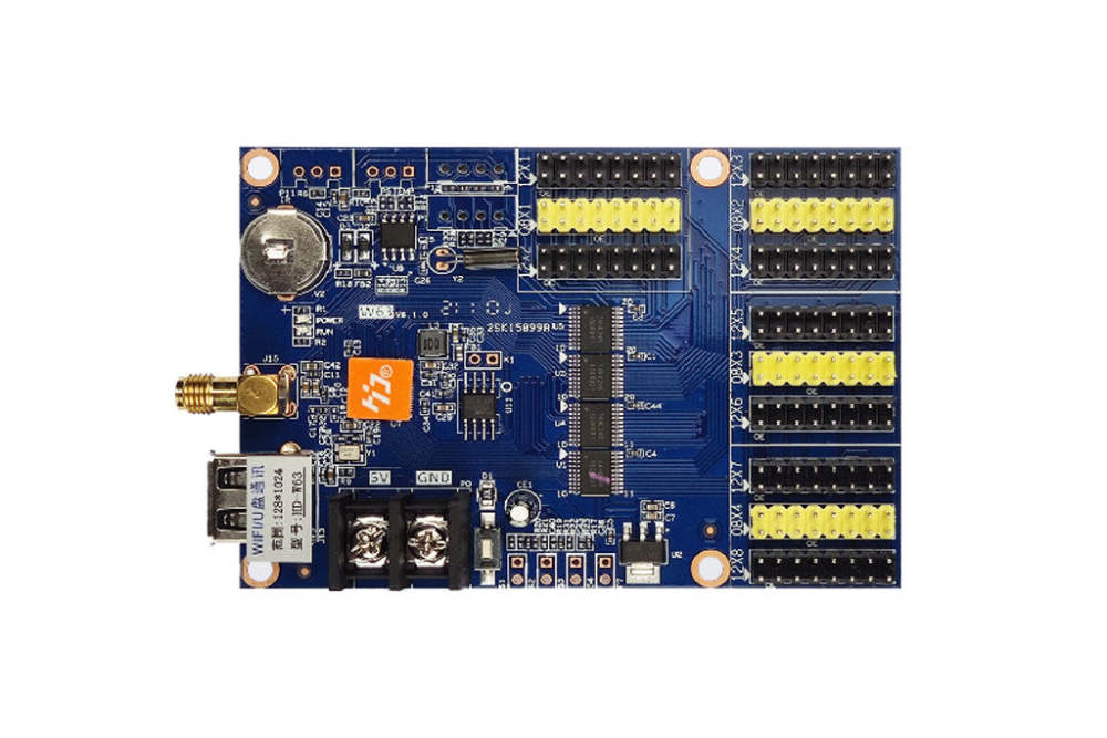 Huidu HD-W Series Wi-Fi Single-Daul Color LED Controller Card HD-W66 WF4 W04 LED Controller