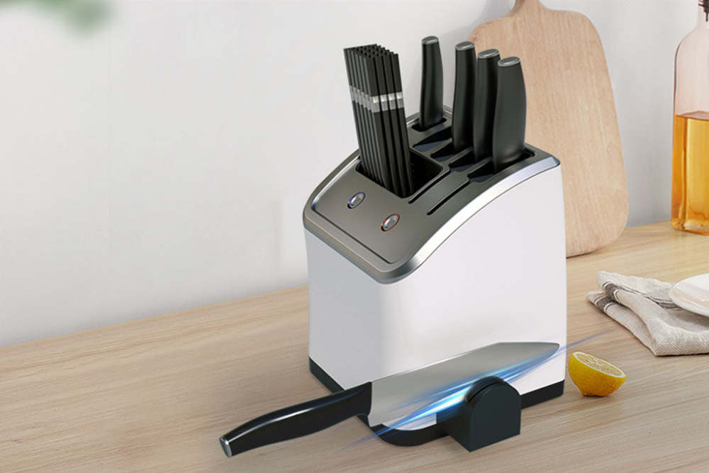 Multifunctional kitchenware sterilizer,UV sterilizing and drying knife rack
