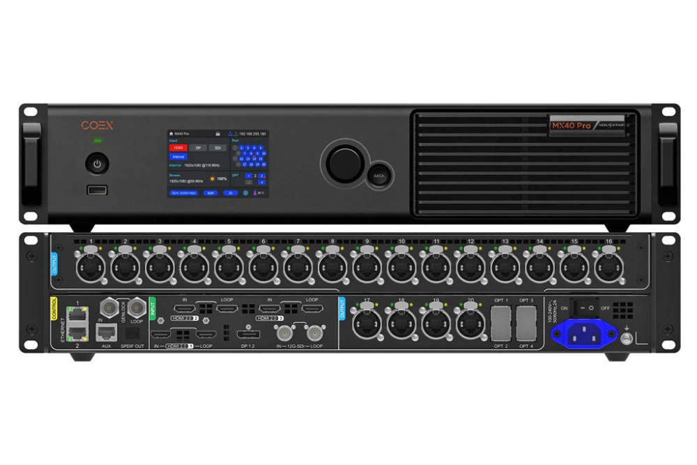 NovaStar COEX Control System MX40 Pro 4K LED Sending Box LED Display Controller for 3D xR Solution