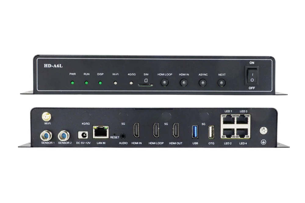 Huidu Dual-mode A Series LED Display Controller HD-A8 A7 A6L A5L A4L LED Multimedia Player