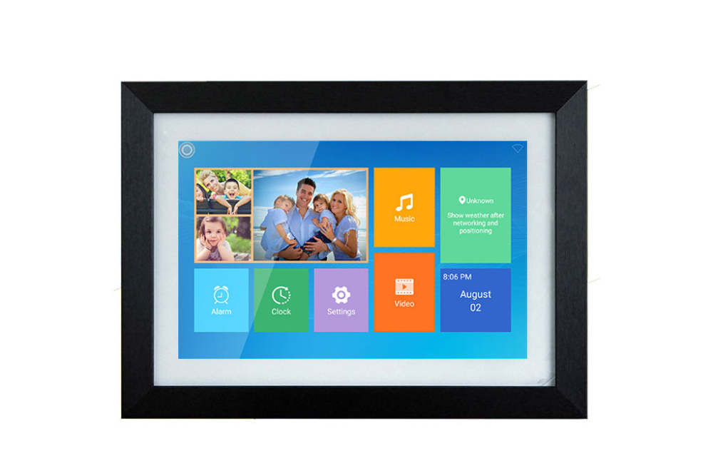 10 inch Smart Photo Frame Cloud Share Photo Auto Rotate Wall Mountable