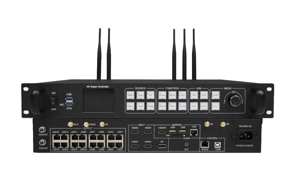 Huidu Dual-mode A Series LED Display Controller HD-A8 A7 A6L A5L A4L LED Multimedia Player