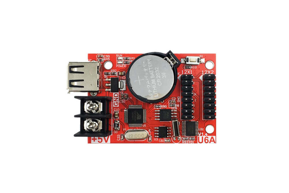 Huidu Single-dual Color U-disk Series LED Controller Card HD-U64A U63 U6A LED Controller