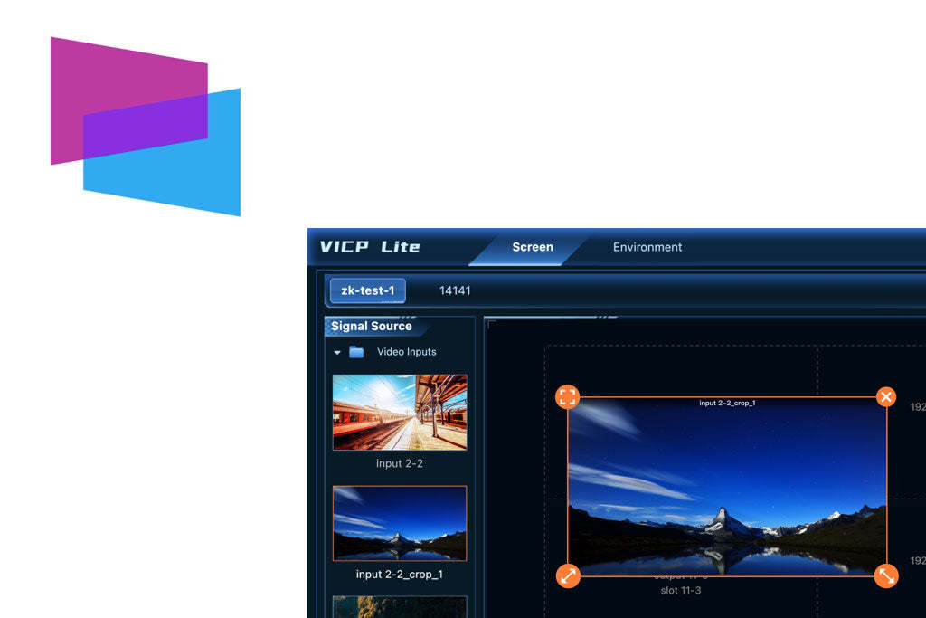 Novastar VICP Solution Visualization Intelligence Broadcast Control One-Stop Platform