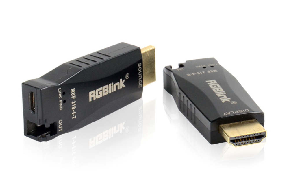 RGBLink MSP Series Signal extenders MSP314-2 MSP314-4 MSP318-4 Compact 4K DVI Extender Set
